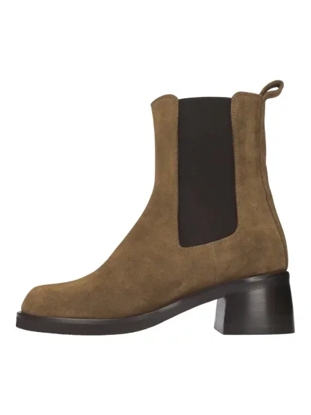 Buty do kostki Mara Bini skórzane brązowe