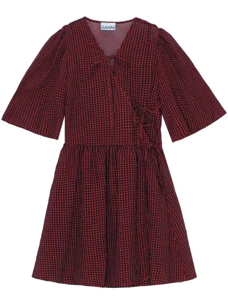 Rochie mini Ganni cu imagine plic roșu