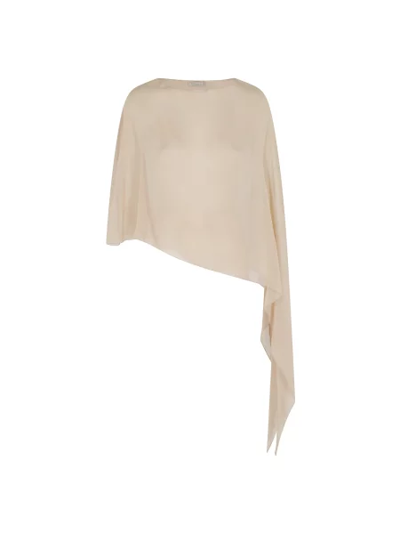 Jedwabna szal Antonelli Firenze beżowa