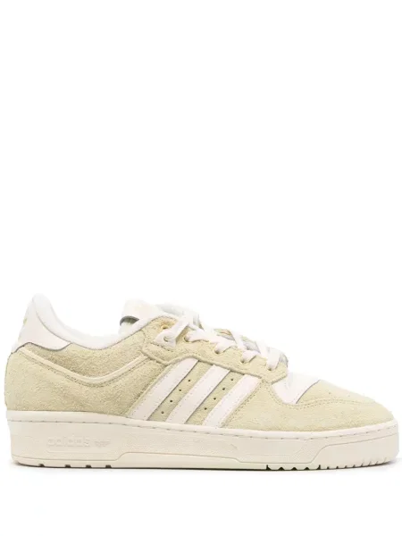 Pantaloni Adidas din piele de căprioară albastru