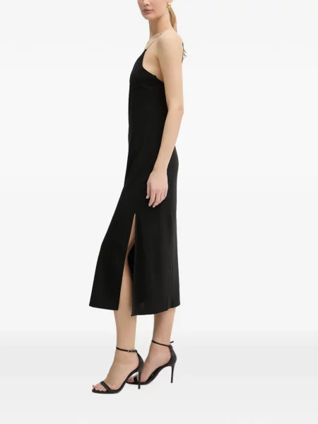 Rochie midi Morgan cu bretele negru