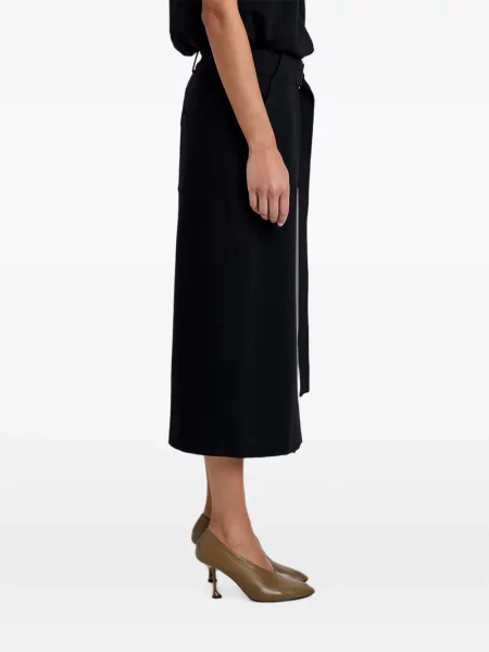Fustă Proenza Schouler din crep negru