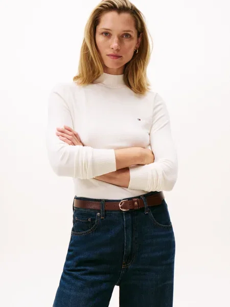 Tommy Hilfiger Pulover Écru alb
