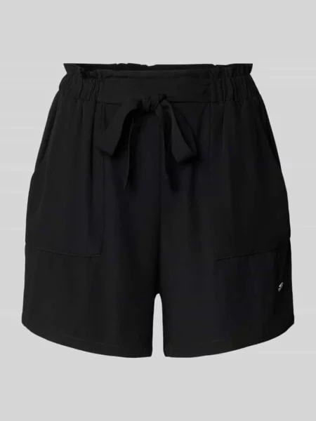 Szorty z elastycznym pasem Zabaione czarne