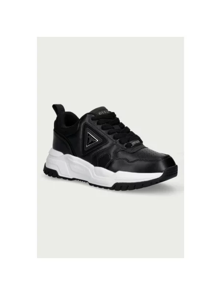 Sneakersy Guess skórzane czarne