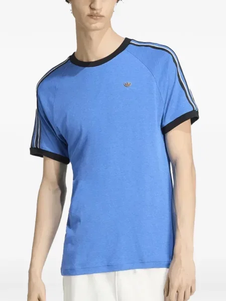 Sneakerși Adidas Samba cu dungi cu glugă albastru