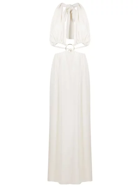 Maksi sukienka maxi Olympiah garniturowa biała