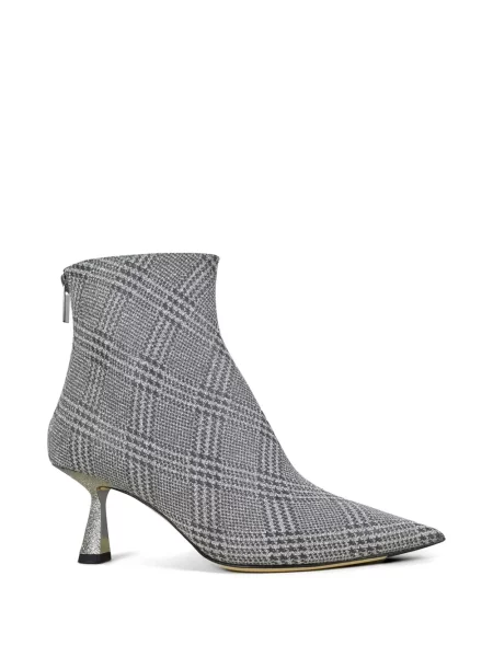 Botine Jimmy Choo în carouri gri