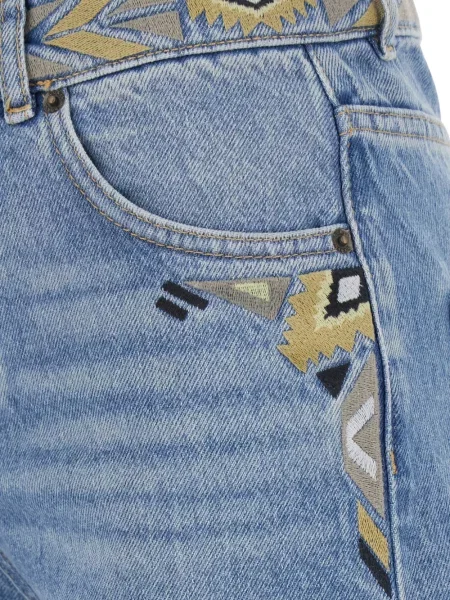 Blugi cu picior larg Ba&sh albastru