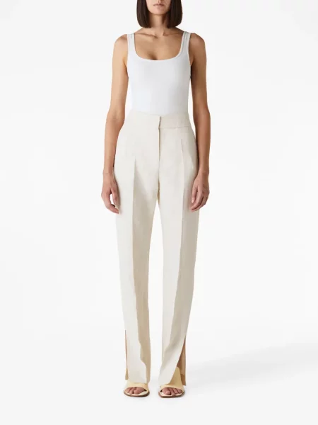 Kelnės Jacquemus balta