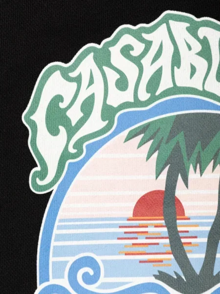 Bluza z kapturem dziecięca Casablanca czarna