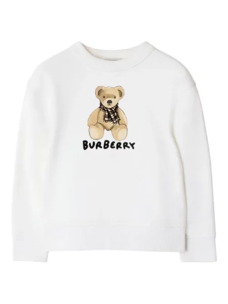 Sweter dziecięcy Burberry biały