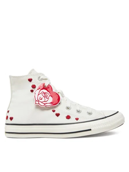 Converse Кецове Chuck Taylor All Star Roses бял