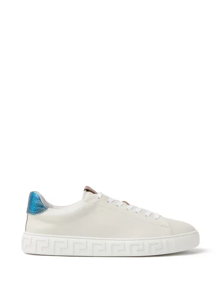 Sneakerși Versace din piele alb