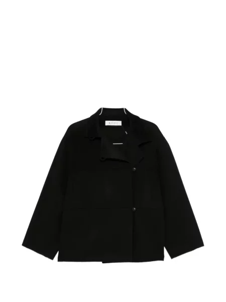 Palton Róhe de lână negru