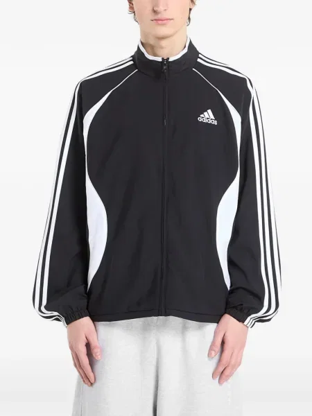 Hanorac cu glugă Adidas alergare negru