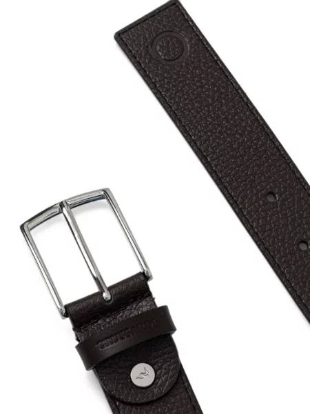 Cu centură curea Trussardi din piele maro