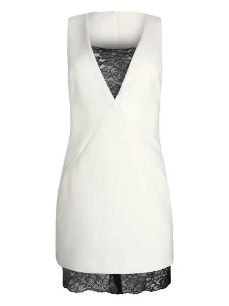 Rochie Toccin din dantelă de costum alb