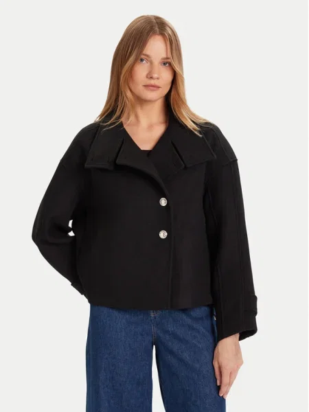 Morgan Palton de lână negru