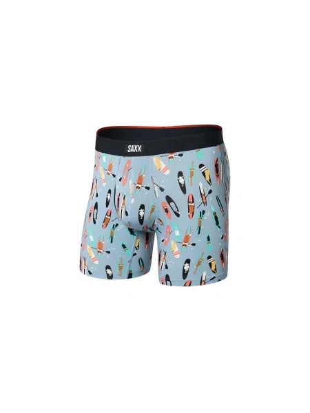 Saxx Vibe Xtra Soft Comfort Boxer Brief 6" Mężczyźni Bielizna Saxx Wielobarwny Size: M