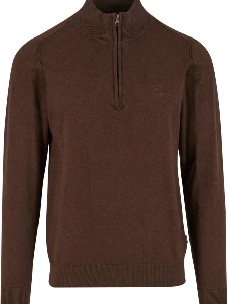 INDICODE JEANS Mikina Lilamos tmavě hnědá