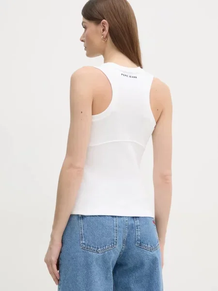 Топ Red Bull Racing x Pepe Jeans LOGO RIB TANK бежевий