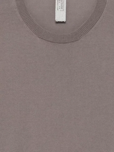 Megztinis Private 0204 apvaliu kaklu ruda