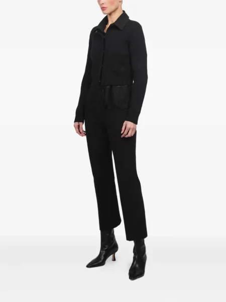 Cardigan High Sport lung negru