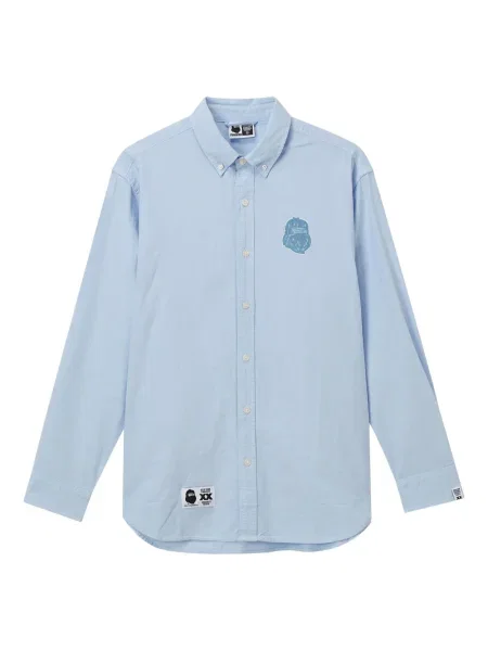 Košile Fingercroxx s výšivkou modrá