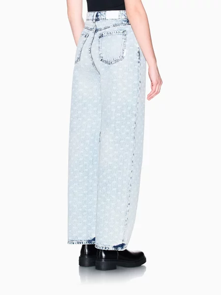 Прямі джинси Armani Exchange блакитний