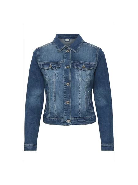 Kurtka jeansowa Cream niebieska