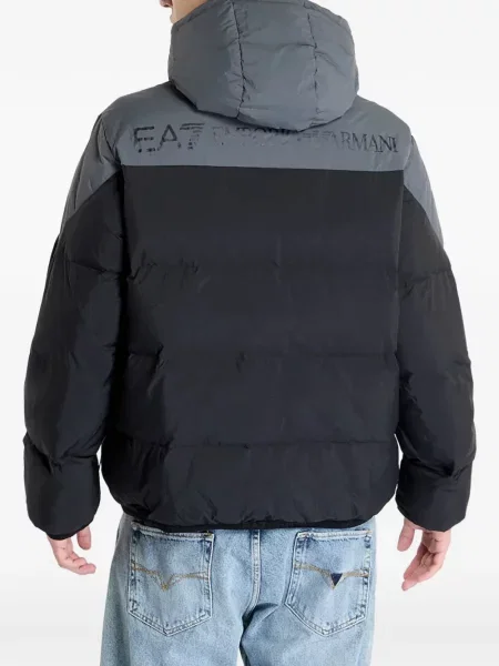Яке Ea7 Emporio Armani с качулка черно