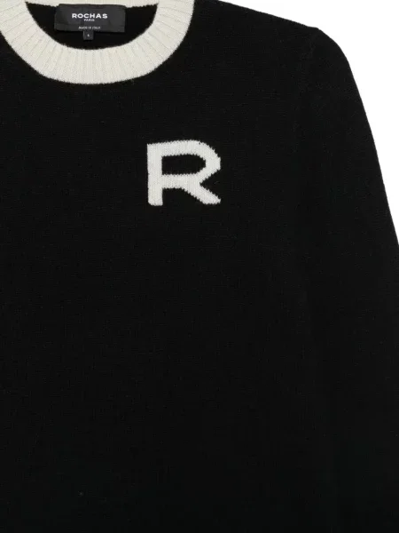 Sweter Rochas czarny
