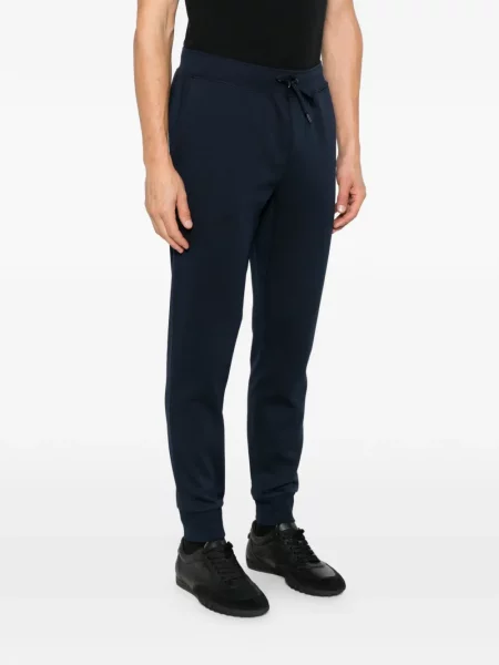 Haftowany sweter Polo Ralph Lauren do biegania ze sznurkiem niebieski
