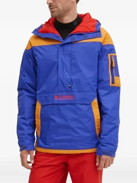 Mikina Columbia s polovičními zipem modrá