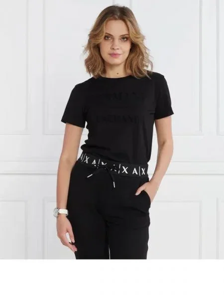 Armani Exchange Tricou negru