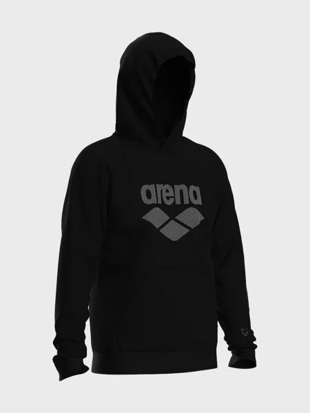 Худи Arena с автографом черное