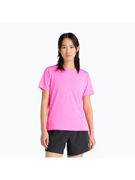 Tricou de alergare pentru femei New Balance Essentials pink heat roz