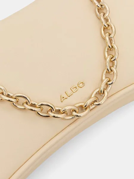 Кожаная сумка хобо Aldo