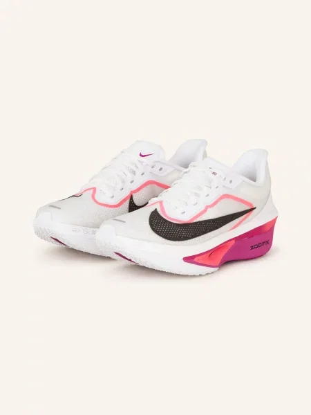 Nike Běžecké Boty Zoom Fly 6 bílá/ neonově růžová/ černá bílé