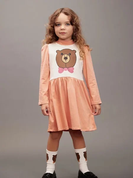 Mini Rodini Дитяча сукня Bear