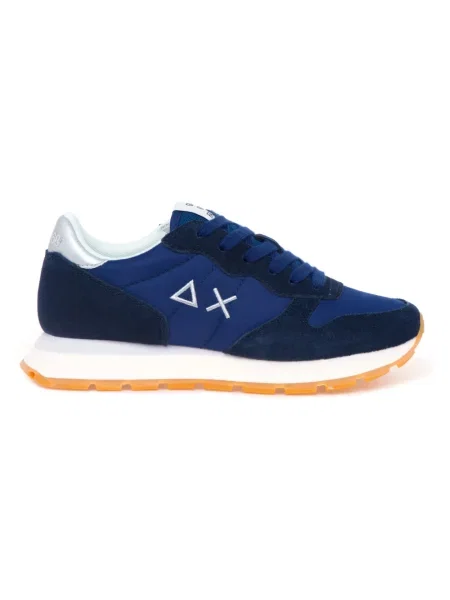 Sneakersy Sun68 zamszowe niebieskie