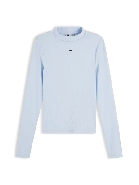 Tommy Jeans Tricou Essential pastel albastru