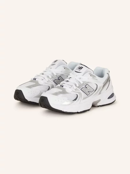 New Balance Sneakersy / stříbrná / černá bílá