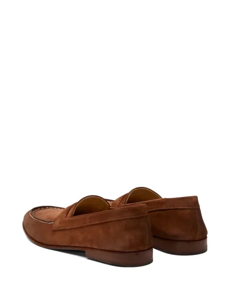 Szarvasbőr slip on loafer Marsell barna