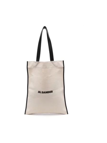 Torebka Jil Sander skórzana biała