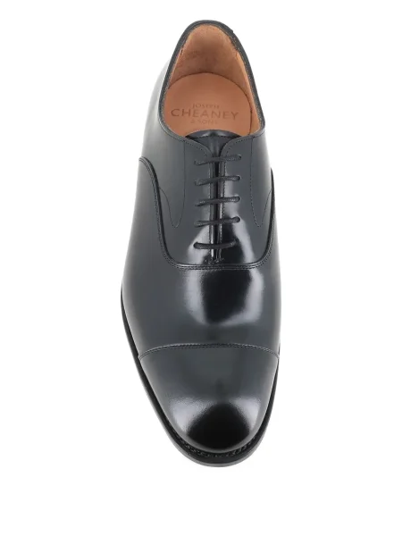 Oxford Cheaney din piele negru