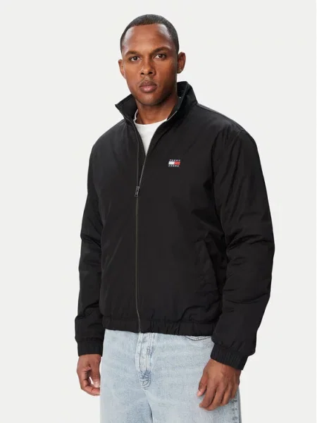 Džínsová bunda Tommy Hilfiger čierna