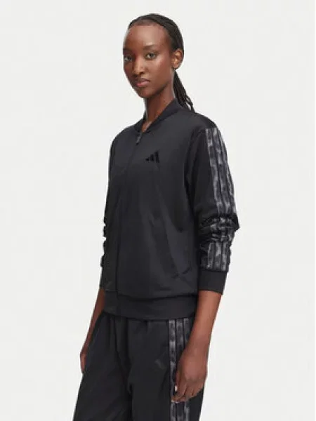 Prugasti sportski komplet Adidas Sportswear crna