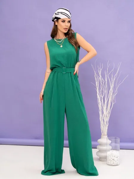 ISSA Plus Комбінезон зі штанами Без підкладки зелений